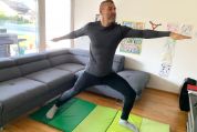 Michael beim Yoga Michael beim Yoga